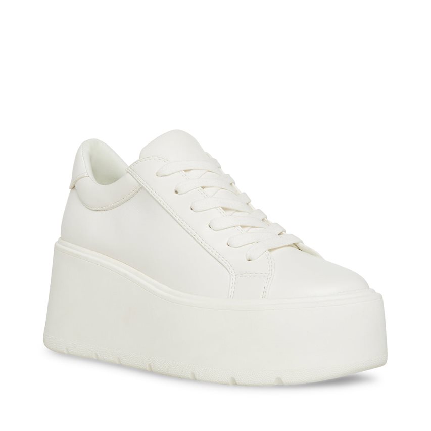 Zapatos Plataforma Steve Madden Glimpse Mujer Blancas | ES ZM6890